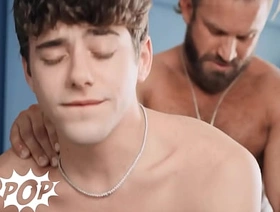 TWINKPOP - Joey Mills Rides Bruce Jones' Big Dick, Then Gets His Rife with Load All Over His Cock porn gay cute korean