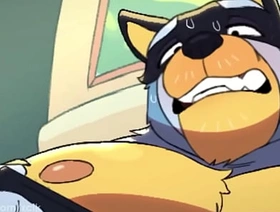 Daddy's day off (Animation made by Zickart overhead twitter) gay chinese watering-place porn