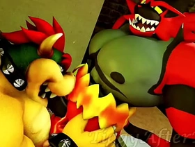 Bowser x Incineroar chinese gay amateur porn