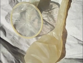 积攒一个月的精液，避孕套射精 austin wolf hot gay porn