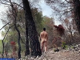 Risky naked hiking on the sunset! Beside get caught! Sure ass hot man thailand elated boy porn