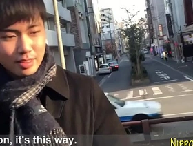 Japanese stud solo tugs chinese dick gay porn