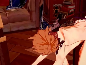 Genshin Impact Yaoi - Zhongli x Tartaglia Blowjob and fucked - Mouse crossdress Japanese Asian Manga Anime Game Porn joyous hot joyous asain porn