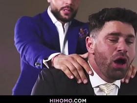 Businessmen Beau Postilion and Sir Peter fuck in hotel japan unconcerned spy porn