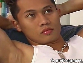 Sexy Asian twink loves jerking off gay korean porn rough