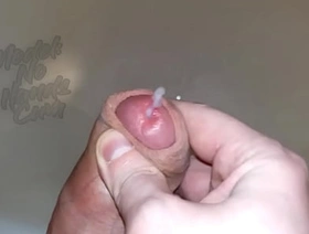 Bathroom Close-Up Of A Big Fat Cock Orgasm Ejaculation Of Sperm Without Transmitted to Help Of Hands gay porn hot gif