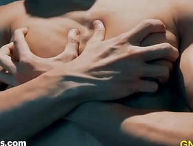 Hot Fitness trainer Asian Guy getting worshipped and Nipple Played! beefy korean uncaring porn