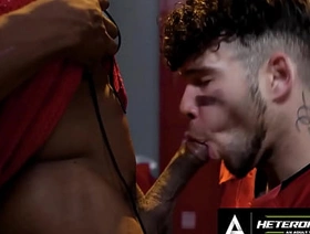 HETEROFLEXIBLE - Ireful Straight Alpha Adrian Hart Dominates Football Teammate In Locker Court close off channel japan blissful porn
