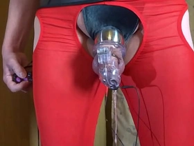 Electro arousal - cum milking with chastity cage korean femboy gay porn