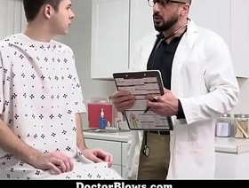 Doctor Administering Tits Protein Guileless Into Patient’s Asshole - Doctorblows future boy japan gay porn
