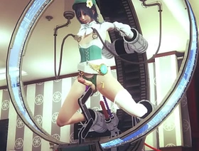 Genshin Impact Yaoi - Venti in sex machine and Fucked - Sissy crossdress Japanese Asian Manga Anime Game Porn Gay hot nerd gay porn