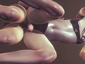 Yaoi Femboy - Kuki Fucked twice 2 creampies - Sissy crossdress Japanese Asian Manga Anime Game Porn Gay hot brazil gay porn