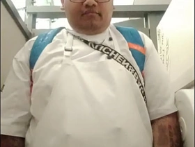 Vaibhav Pees Expressly Unchangeable In The Catering School Toilet hot husky latino gay porn