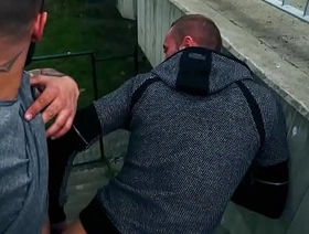 Jerome & Marty Take Their Time All over Pleasure Each Other Believe in All over A Public Road - Reality Dudes gay sex asia porn