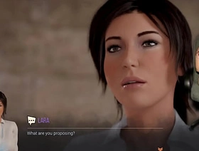 CROFT Adventures (ep 16) - Meeting Pagonis hot spring gay porn