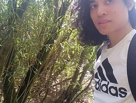 Jon Arteen shows his dick, pisses pee outdoor, puts his white sneakers in mud hairy hot bodies gay porn