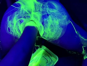 Two degraded fisting sluts, take levelly up the irritant with special UV Lube korean sex gay porn