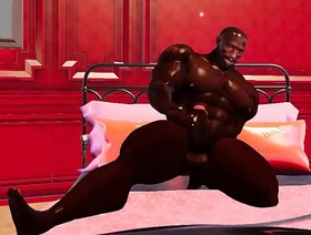 stunning muscle bull james harrison jerks increased by cums chinese careless love porn