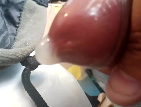 Jacking off my uncut cock, wearing a condom, cumming medial a condom. May 28, 2023. gay porn sex indonesia