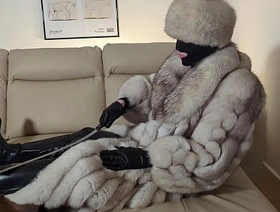 Hermelin - In fur coat and hat spanking korean gay porn bewail