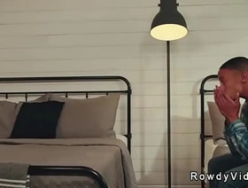 Gay cowboy anal fucks muscle black man in the lead conversion station chinese secured gay porn