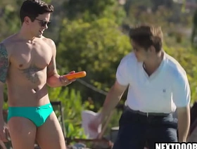 Hot jock Dakota Payne seducing a new pool beggar korean singer cheerful porn