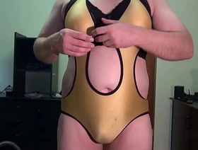 Fake Titties E-Cup: Wet sheer swimsuit over obese strapon tits. Shaved chubby Crossdresser Sissy Tobi00815 (050) gay massage thailand porn