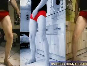 Maduro delgado muestra la verga en calzones rojos fetiche exhibicionista Alejandro Mistral Membrane porno Gay erótico asian gay massage porn videos