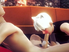 Yaoi Femboy - Alan Handjob and blowjob - Poltroon Trap Crossdresser Anime Manga Japanese Asian Game Porn elated video porn elated chinese