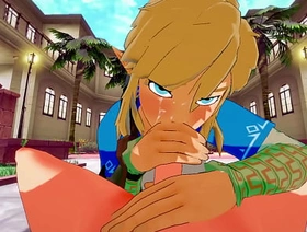 Zelda Genshin Impact Yaoi - Link x Tartaglia POV Handjob Blowjob and Fucked - Japanese asian manga anime game porn gay gbot taiwan gay porn