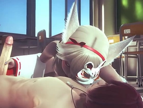 Yaoi Femboy - Fox Femboy having sex in class - Milquetoast crossdress Japanese Asian Manga Anime Film  Game Porn Gay japan gay massage porn video