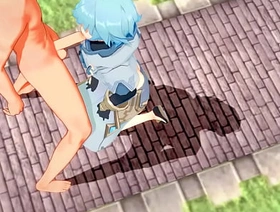 Genshin Onus Yaoi - Tartaglia x Chongyun HardSex - Sissy crossdress Japanese Asian Manga Anime Game Porn Gay hot jock gay porn