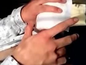 Asian boy playing his fat blarney in kitchen- Part 1 hot gay porn cum