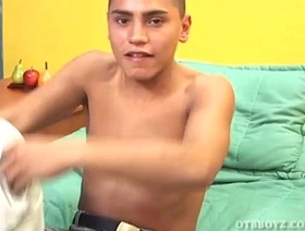Young Latino Miguel Angel Gets Naked and Jerks Off beautiful hot gay porn