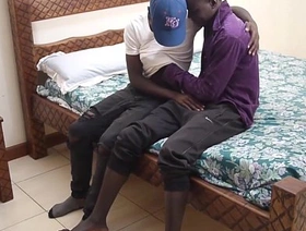 Frowning Africans Micheal and Arthur Bareback cute chinese gay porn