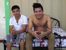 Asian Boy Rolly Gets Tickled and Jizzed On japan unconcerned porn nipple