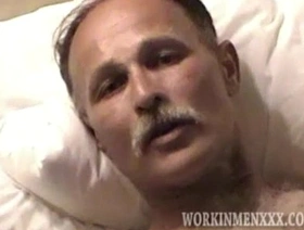 Mature Man Steve Beats Off hot kissing gay porn