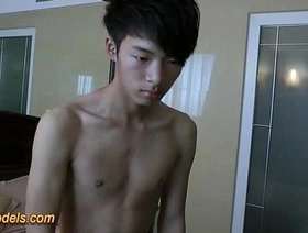 Cute Asian Twink Jerk Off After Shower my brother's hot friend gay porn