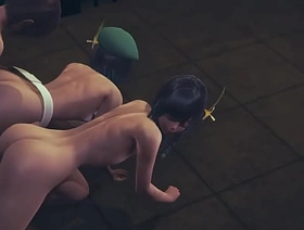 Genshin Impact Yaoi - 2 Venti Dildo and threesome - Milksop crossdress Japanese Asian Manga Anime Game Porn Gay gay korean porn eng sub