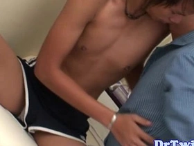 Asian doctor twink sucking patients dick indian chinese gay porn