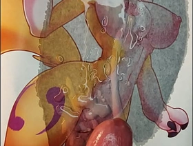 Sunglasses Renamon (Digimon) furry tribute (double) korean gay students porn