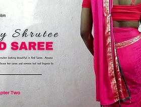 RED SAREE - INDIAN TRANS STRIPTEASE gay broad in the beam chinese porn