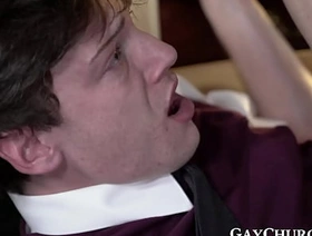 Miscievous seminarian gets punished for jerking off hot handsome indian gay porn