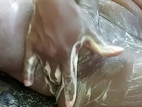 Kenyan African boy jerks off beamy dick outdoors and cum hot handjob gay porn