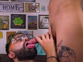 Blowjob Facial Camilo Brown Sucking Twink Magic C Big Cock Until He Covers His Face In Impervious Cum chinese teen gay sex porn