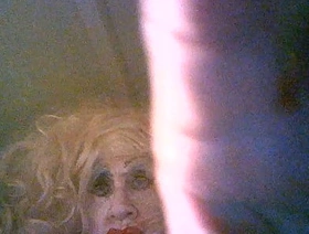 Old smoking scrubber fag bitch sissy  Shitcunt Sarah Wankward degrades herself again for black Tripe gay korean movie porn