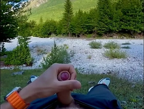 outdoor jerking off. korean deepfake gay porn