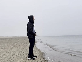 Peeing in the Ocean at the Beach korean friends gay porn