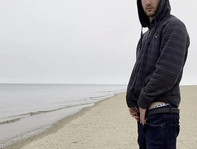 Whipping Cock Out at the Beach gay indonesia porn glaze