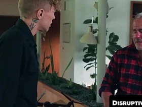 DisruptiveMovie.com - Stepuncle Dale Savage bareback fucks twink Harley Xavier for inheritance gay korean kiss porn